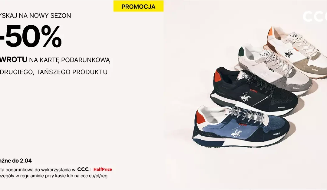 -50% zwrotu na kartę podarunkową