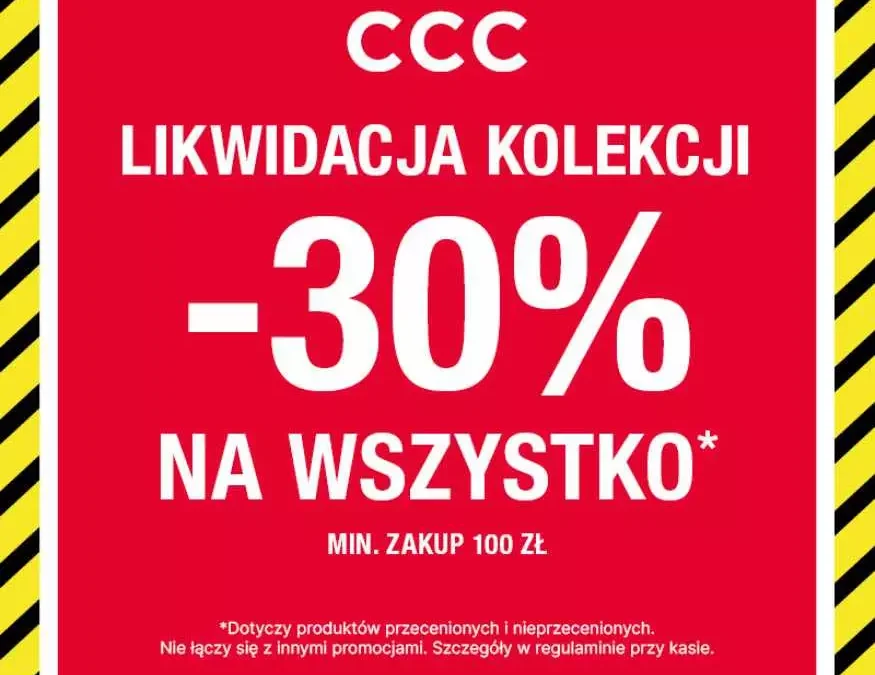 LIKWIDACJA KOLEKCJI -30% na WSZYSTKO